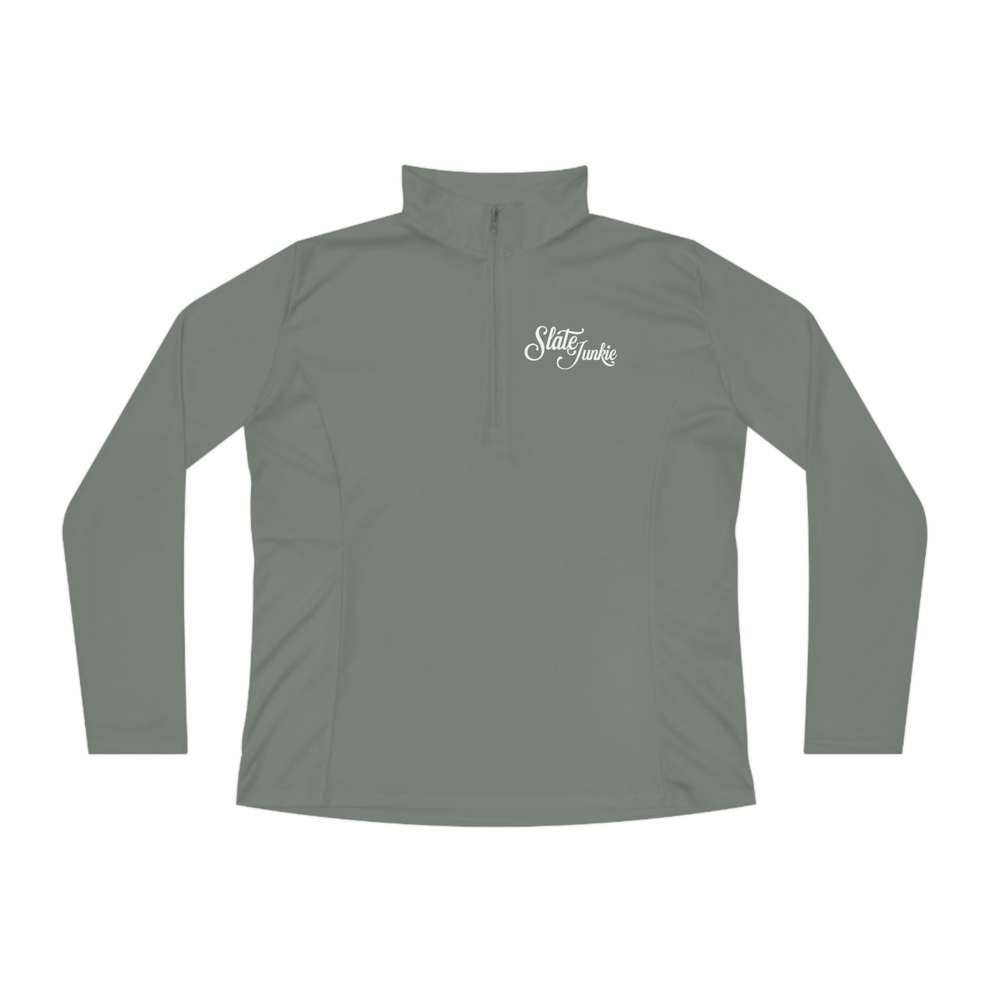 Womens Quarter Zip Pullover - *Message for custom back